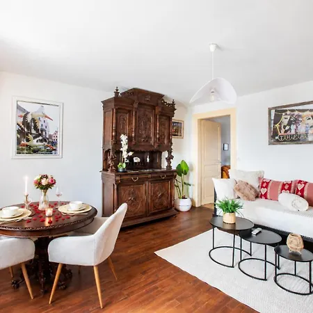 Ganzaliesele, Ideal Pro, Gare A 2 Minutes A Pied, Bus Devant L'Immeuble, Arrivee Autonome, Wifi, Centre Historique De Colmar, Appartement Lumineux Et Calme, 科尔马