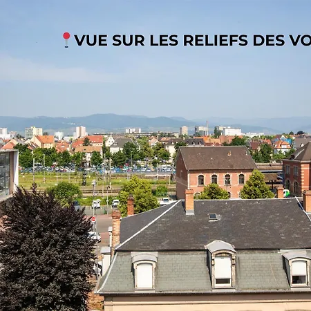 公寓 Ganzaliesele, Ideal Pro, Gare A 2 Minutes A Pied, Bus Devant L'Immeuble, Arrivee Autonome, Wifi, Centre Historique De Colmar, Appartement Lumineux Et Calme, 科尔马